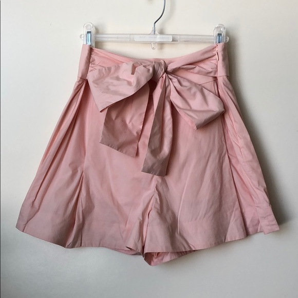 JCrew blush pink bow shorts - Picture 2 of 8